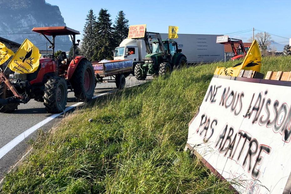 Agriculteurs en colère : les mobilisations reprennent en Isère, Savoie et Haute-Savoie