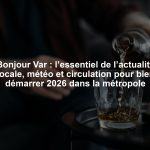 Bonjour Var : l’essentiel de l’actualité locale, météo et circulation pour bien démarrer 2026 dans la métropole