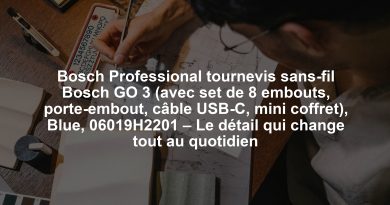Bosch Professional tournevis sans-fil Bosch GO 3 (avec set de 8 embouts, porte-embout, câble USB-C, mini coffret), Blue, 06019H2201 – Le détail qui change tout au quotidien Bosch Professional tournevis sans-fil Bosch GO 3 (avec set de 8 embouts, porte-embout, câble USB-C, mini coffret), Blue, 06019H2201 – Le détail qui change tout au quotidien