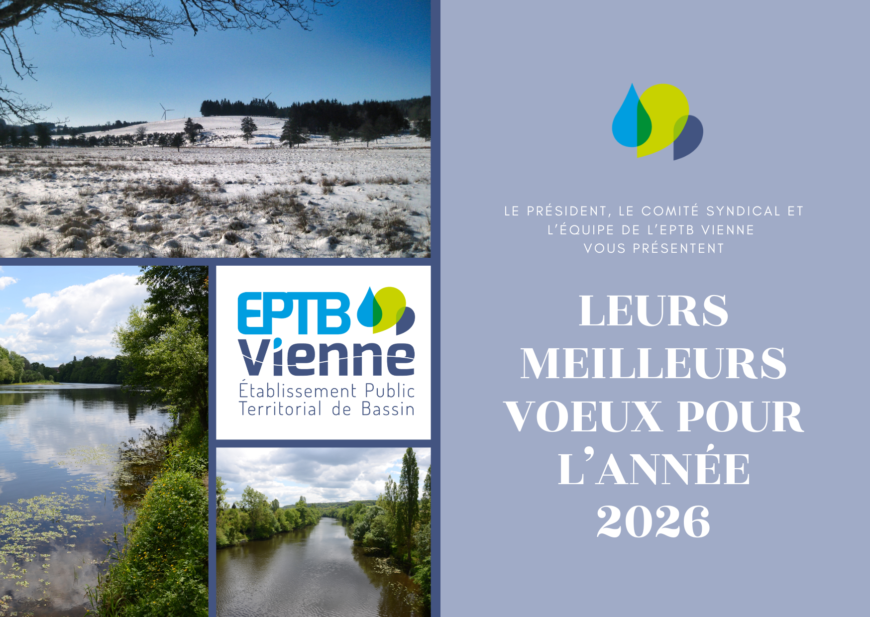 Vœux 2026 de l’Établissement Public Territorial du Bassin de la Vienne