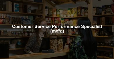 Customer Service Performance Specialist (m/f/d) Customer Service Performance Specialist (m/f/d)