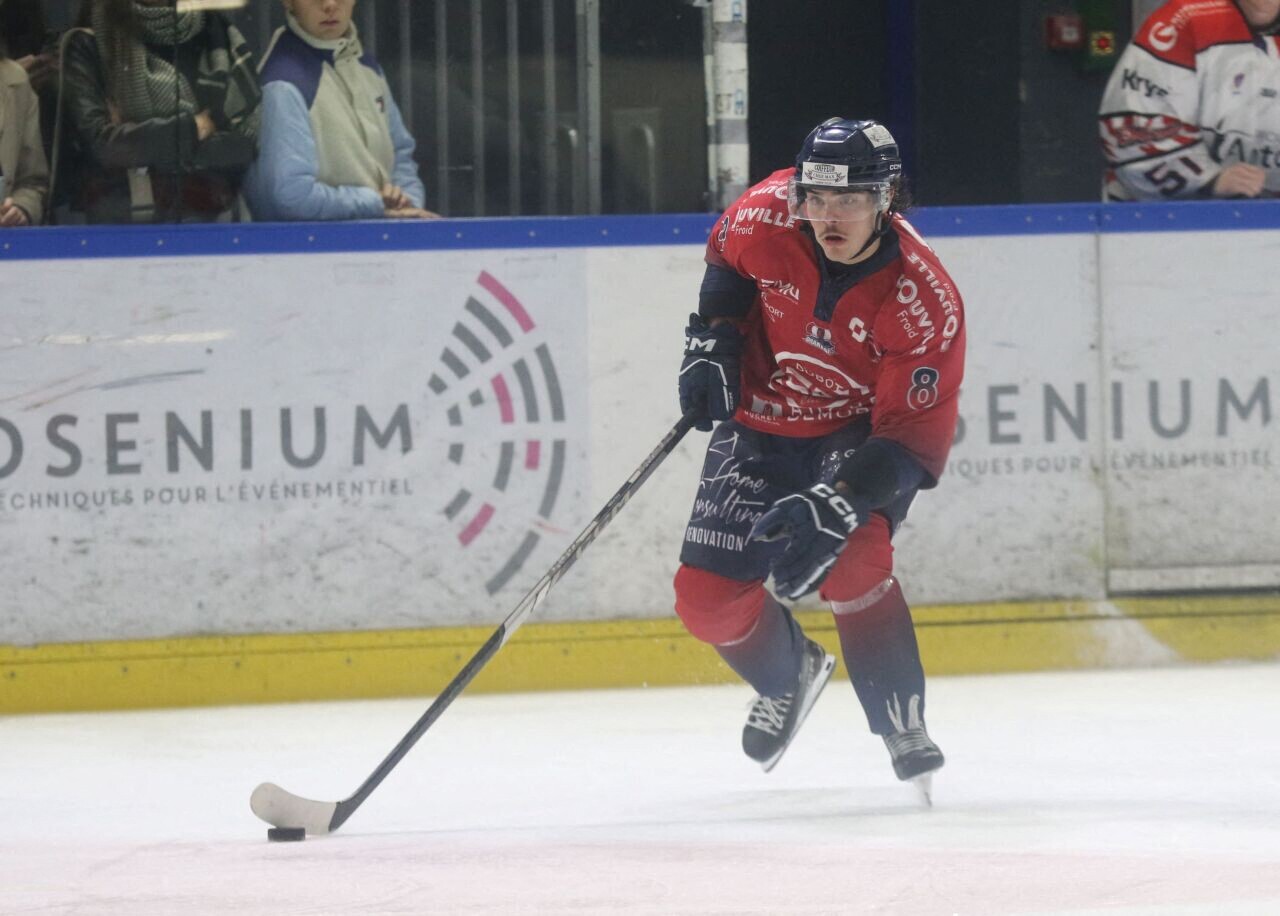 Hockey sur glace : Les Drakkars de Caen dominent Neuilly et prennent la tête de la D1