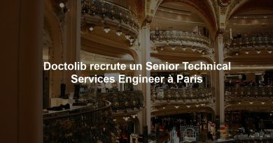 Doctolib recrute un Senior Technical Services Engineer à Paris
