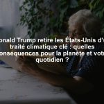 Donald Trump retire les États-Unis d’un traité climatique clé : quelles conséquences pour la planète et votre quotidien ?
