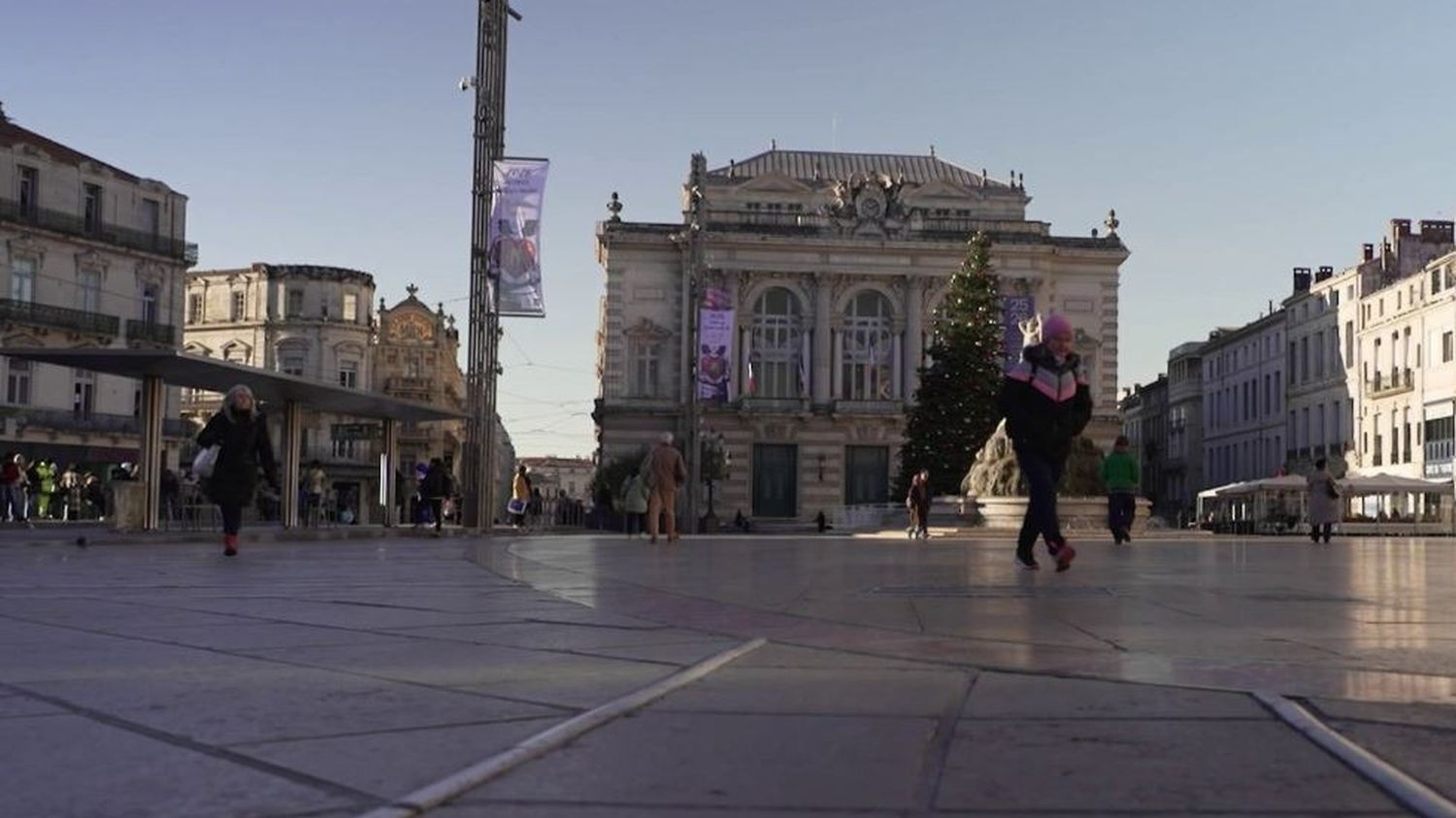Montpellier connaît une vague de froid avec des températures passant sous zéro