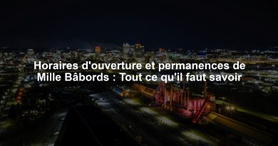 Horaires d’ouverture et permanences de Mille Bâbords : Tout ce qu’il faut savoir Horaires d'ouverture et permanences de Mille Bâbords : Tout ce qu'il faut savoir