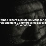 Pernod Ricard recrute un Manager en Développement Commercial et Excellence d'Exécution