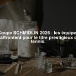 Coupe SCHMIDLIN 2026 : les équipes s'affrontent pour le titre prestigieux du tennis.