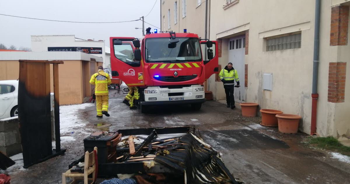 Chauffailles : un incendie de matelas ravage un appartement rue de Verdun