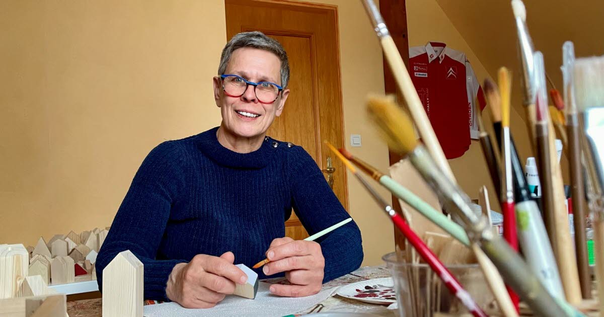 À 64 ans, une habitante de Ferrette se lance dans la fabrication de maisonnettes en bois