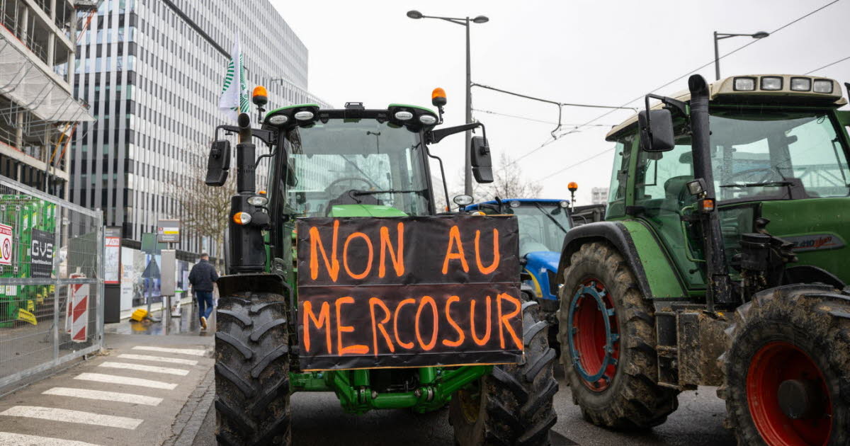 Strasbourg : 700 tracteurs mobilisés mardi devant le Parlement européen contre le Mercosur