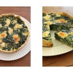 Une quiche bien épaisse avec une pâte aux graines de pavot