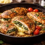 La recette ultra gourmande : escalopes de poulet au cœur de fromage coulant