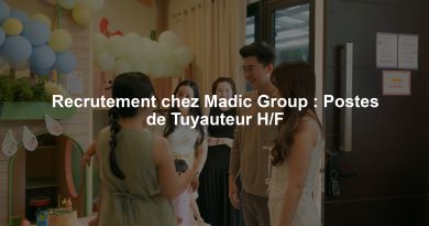 Recrutement chez Madic Group : Postes de Tuyauteur H/F