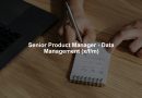 Senior Product Manager - Data Management (x/f/m)