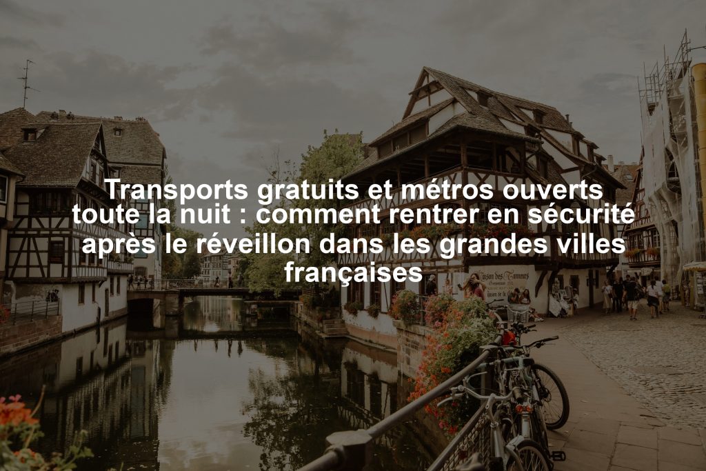 Transports gratuits et métros ouverts toute la nuit : comment rentrer en sécurité après le réveillon dans les grandes villes françaises