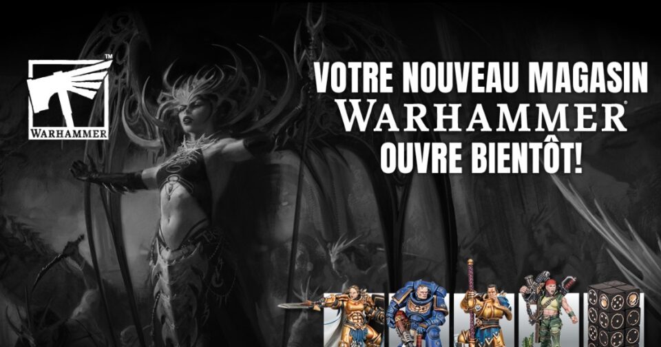 Un nouveau magasin Warhammer s'installe prochainement à Besançon.