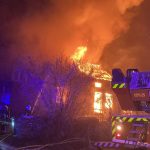 Un pavillon touché par un incendie, une personne évacuée