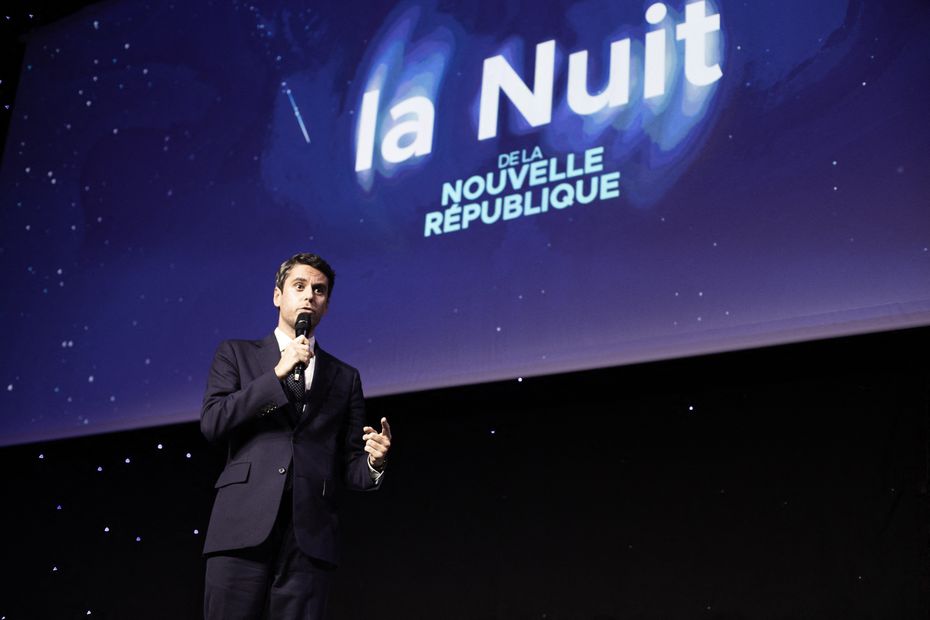 Le parti Renaissance se renomme 'La Nouvelle République', accusations de plagiat contre Gabriel Attal