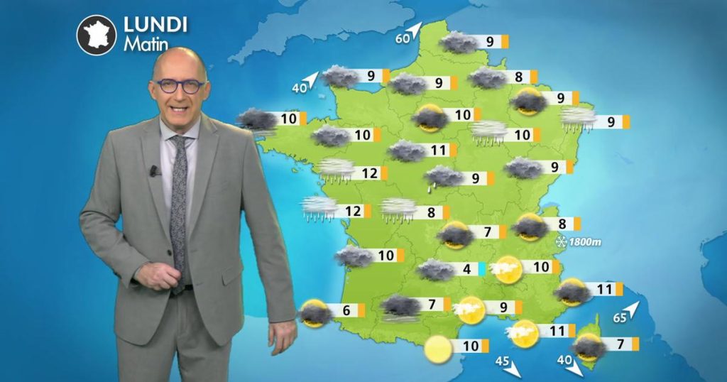 Météo du lundi 23 février : nuages en progression douce sur le sud de la France