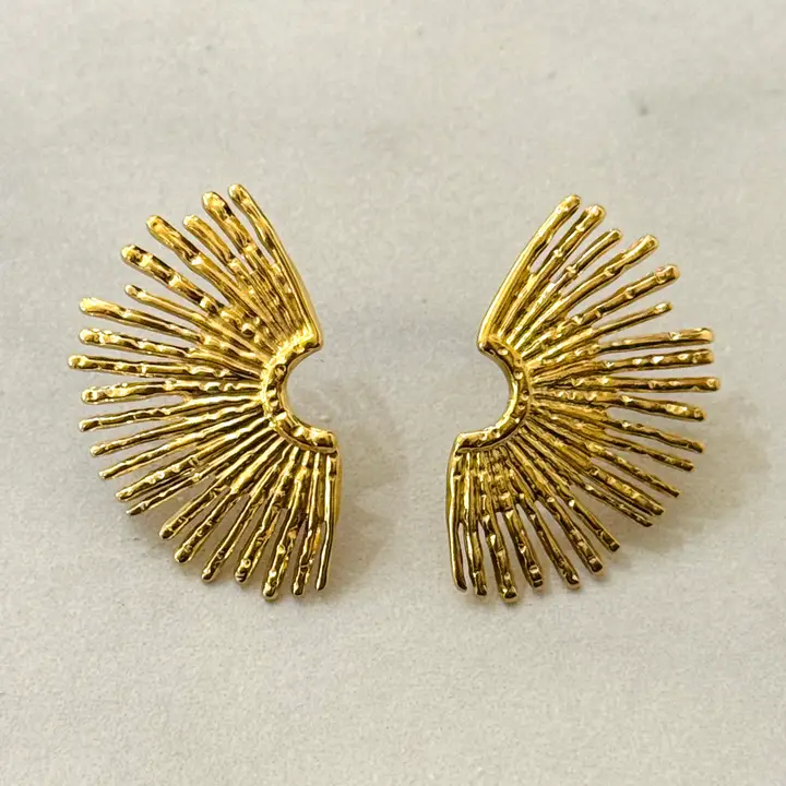 Boucles d&rsquo;oreilles Laudi en acier inoxydable