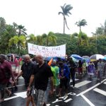 "Non à Tontouta !" : à Nouméa, 200 personnes manifestent contre le transfert d’Air Calédonie