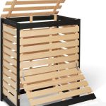 IDMarket – Bac de compostage en Bois 360L