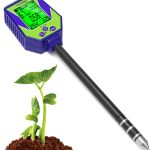 YINMIK Testeur de pH du Sol 6 en 1, testeur d&rsquo;humidité du Sol Intelligent, pH EC Salt Tester for Soil & Water Meter,kit de Test de pH du Sol pour Jardin, Ferme, bonsaï