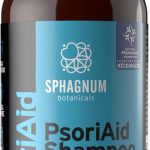 Sphagnum Botanicals Shampoing Naturel pour Psoriasis – Traitement Apaisant pour Cuir Chevelu Sec et Irrité avec Menthol Refroidissant, Acide Salicylique 3% et Tourbe. Anti-Pelliculaire. 250 ml