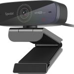 Spedal Webcam 1080P 60fps, Double Microphones Stéréo, Autofocus Live Streaming Caméra Web pour Skype Facebook OBS XSplit, Webcam Compatible avec Linux Mac OS Windows 10/8/7