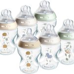Tommee Tippee Biberons, Biberon Anti-colique Natural Start, étang, 260ml, lot de 6 avec tétine imitant la forme du sein pour une prise en bouche naturelle