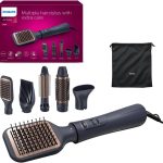 Philips série 5000 – Brosse soufflante avec 5 accessoires de stylisation (modèle BHA530/00)