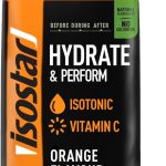 ISOSTAR – Hydrate & Perform Orange – Poudre Boisson Isotonique Sport – Boisson Énergétique Endurance avec Électrolytes, Vitamine C & B1 – Hydratation Running, Vélo & Trail – 1,5 kg