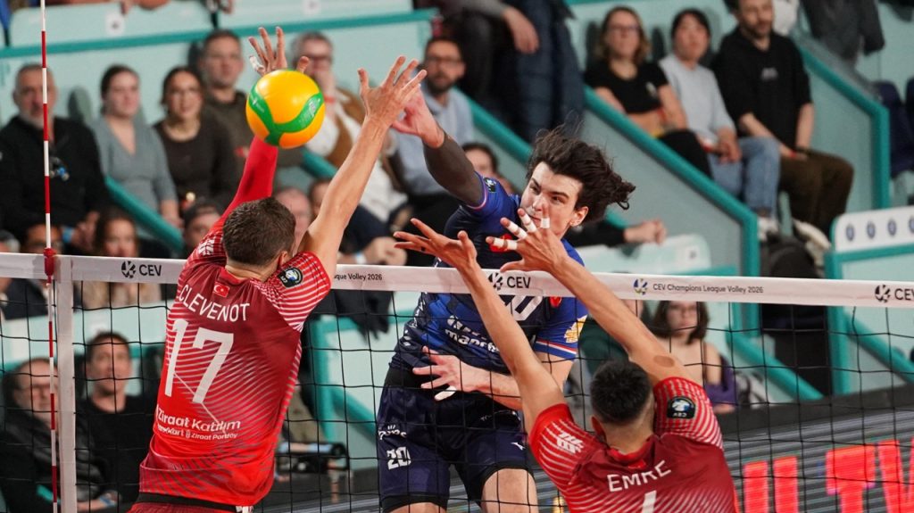 Ligue des champions : le Tours VB mis en échec par un Ziraat Ankara impitoyable