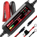 MOTOPOWER MP00207A 12V 2Amp Chargeur de Batterie Automatique Intelligent/Maintainer pour Les Deux Batteries au Plomb et Les Batteries au Lithium-ION