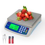 Balance de cuisine professionnelle 30kg Numérique en acier inoxydable balance électronique de cuisine PCS comptant les échelles &lsquo; avec LCD balances alimentaire pour Alimentaire Multifonctionnel