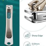 MR.GREEN coupe ongle, ensemble de manucure et pédicure en acier inoxydable 4 pièces, trousse de soins des ongles avec étui de voyage et coffret cadeau pour hommes et femmes