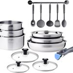 Arthur Martin 5535 batterie 15 pcs inox, Acier Inoxydable, 9 x 26 x 5 cm