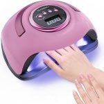 Lampe UV Ongles Gel, Lampe Led Ongle 180W, Avec 36 Perles de Lampe, Capteur Automatique et 4 Minuteries (10/30/60/99), Lampe UV Ongles Semi Permanent Doigt/Orteil