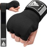 RDX Gel Bandes Boxe Sous Gants, 100CM Longue Poignet, Mitaine MMA Muay Thai, Protege Main arts martiaux Sparring Protecteur de Poing, Boxing inner Gloves Hand Wraps, Gants de Frappe Adulte Homme Femme