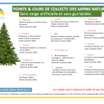 Collecte des sapins de Noël naturels le 13 janvier 2026