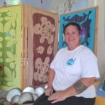 Béatrice Le Gayic se présente pour la deuxième fois comme tête de liste aux élections municipales de Papara (Crédit : Anne-Charlotte Lehartel).