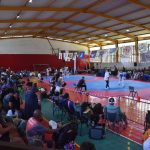 La salle Excelsior était bien remplie ce samedi pour les championnats de Polynésie de taekwondo.