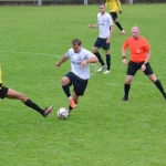 Jessy Robert, ici à l’aller, a réduit le score en première mi-temps, samedi 21 février, face à Pagny-sur-Moselle. (Photo d’archives : Y. T.)