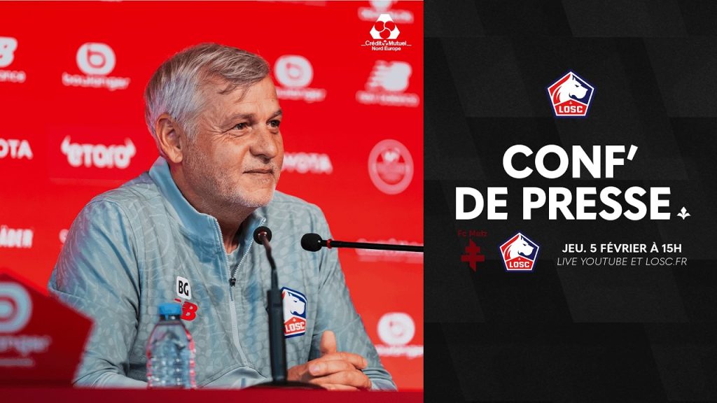 Assistez à la conférence de presse FCM-LOSC avec le Crédit Mutuel