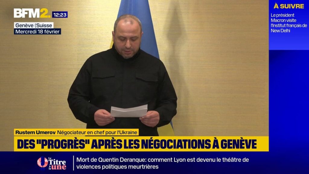 Ukraine : des avancées signalées après les négociations de Genève avec la Russie