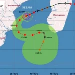 Le cyclone tropical Gezani se rapproche du Mozambique, à 250 km au Nord-Ouest d'Europa.