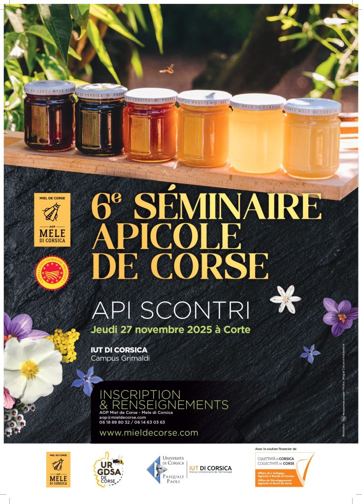 6ème séminaire régional apicole : API SCONTRI - Miel de Corse - Mele di Corsica
