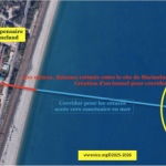 Image fournie par Vivre Nice, présentant une illustration du projet de sanctuaire marin évoqué lors de la conférence de presse.