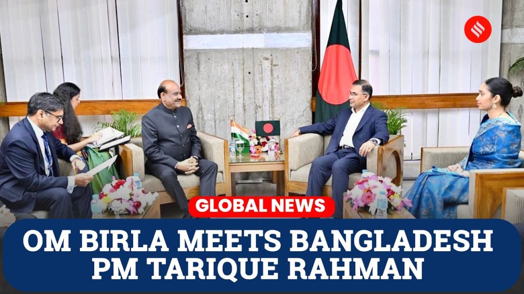 Om Birla rencontre le PM bangladais, remet une lettre de Modi